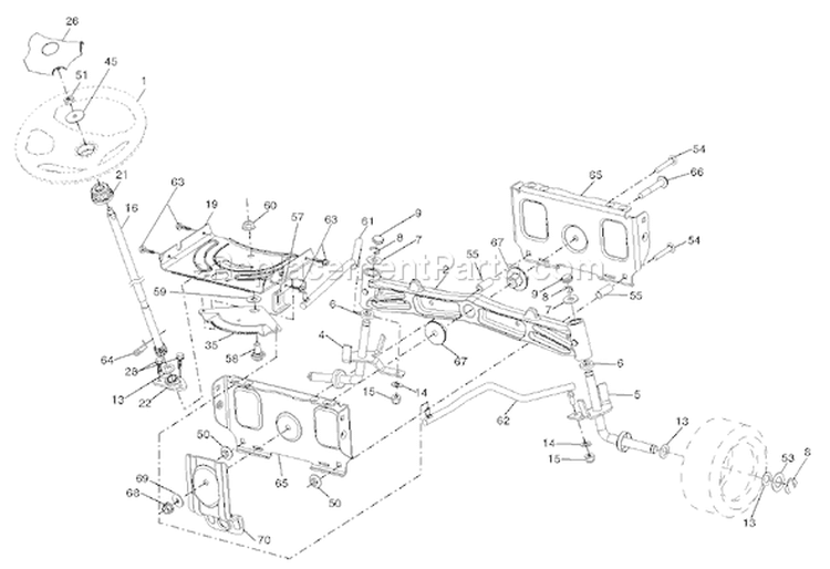 Page I Diagram and Parts List for 20B42T YTH  96043002003 -2006-08 Husqvarna Lawn Tractor