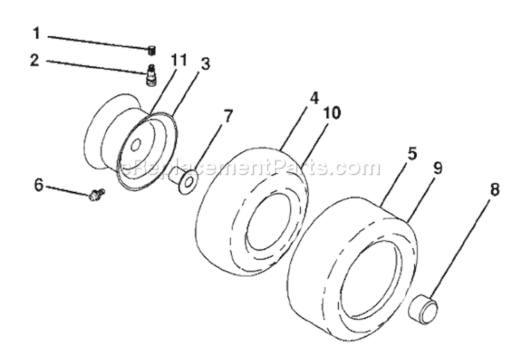 Page J Diagram and Parts List for 20K46 YTH  96043003300 -2006-11 Husqvarna Lawn Tractor