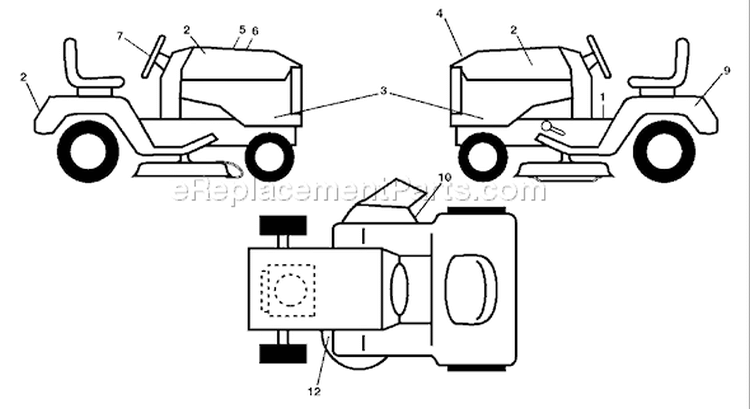 Page B Diagram and Parts List for 20K46 YTH  96043003300 -2006-11 Husqvarna Lawn Tractor