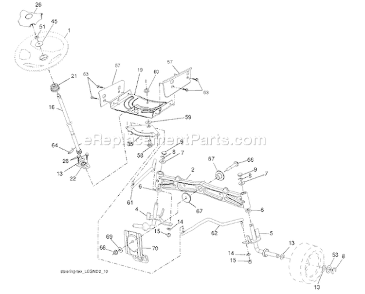 Page I Diagram and Parts List for 20K46 YTH  96043003301 -2008-01 Husqvarna Lawn Tractor