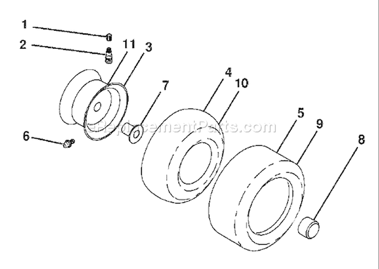 Page J Diagram and Parts List for 20K46 YTH  96045000402 -2007-07 Husqvarna Lawn Tractor