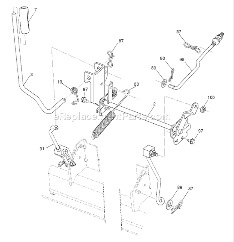 Page G Diagram and Parts List for 20K46 YTH  96045000402 -2007-07 Husqvarna Lawn Tractor