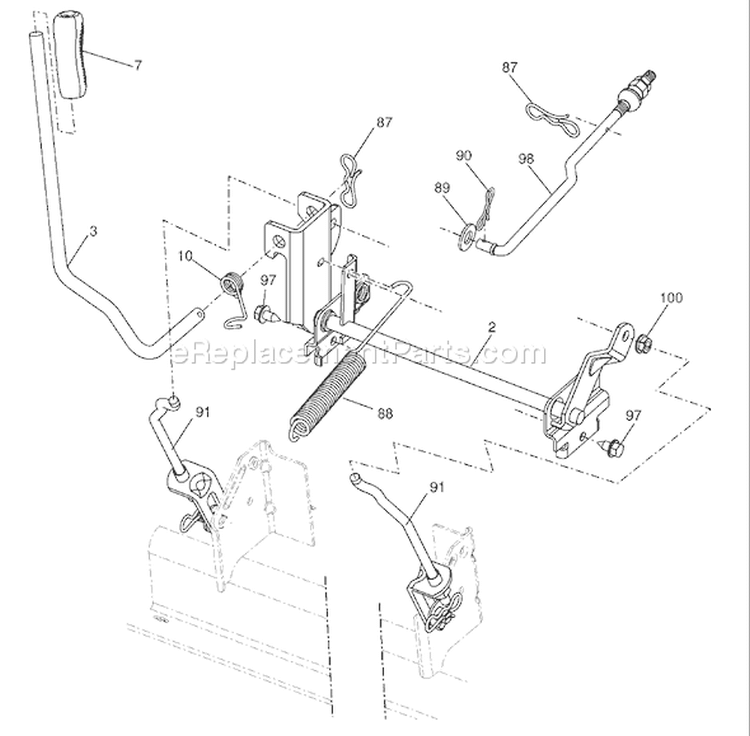 Page G Diagram and Parts List for 20K46 YTH  96045000405 -2008-01 Husqvarna Lawn Tractor