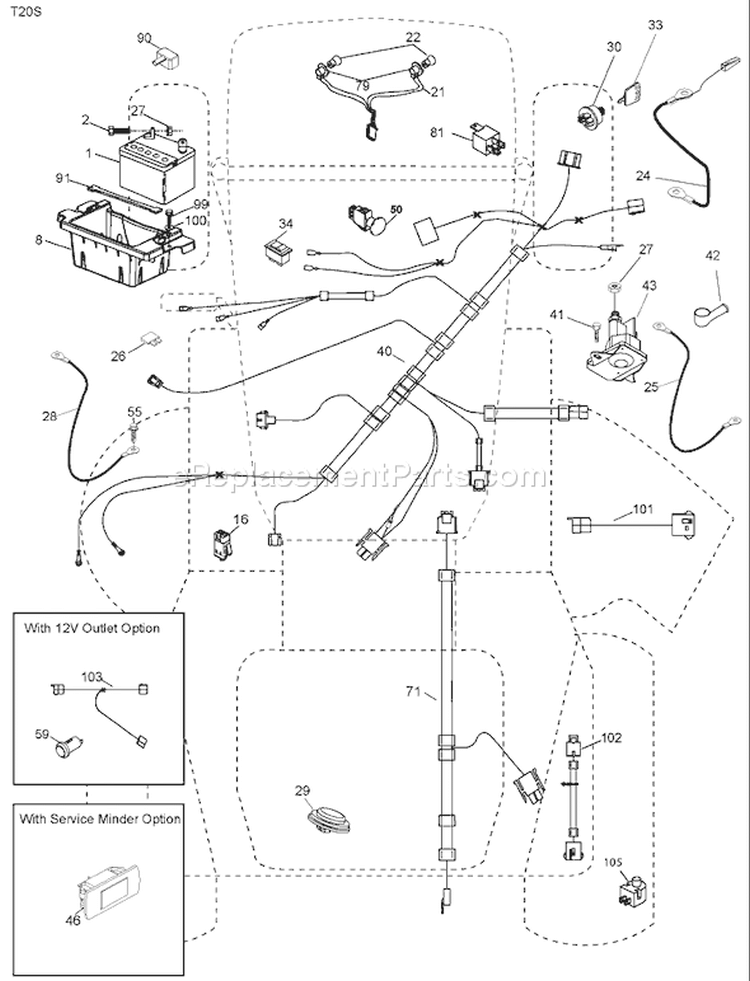 Page D Diagram and Parts List for 2146XP YTH  96043002901 -2008-01 Husqvarna Lawn Tractor
