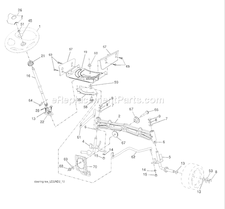 Page I Diagram and Parts List for 2146XP YTH  96043002901 -2008-01 Husqvarna Lawn Tractor