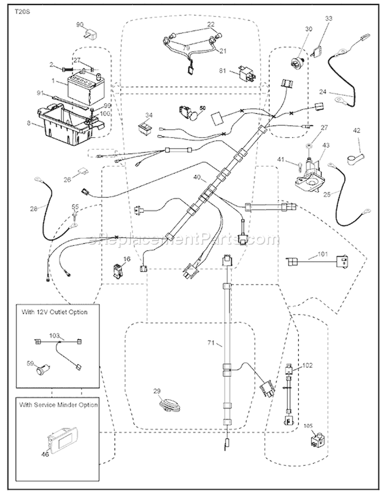 Page D Diagram and Parts List for 2146XP YTH  CA -96043005200 -2007-12 Husqvarna Lawn Tractor