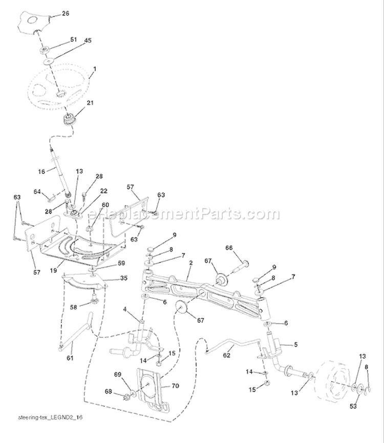 Page I Diagram and Parts List for 2146XP YTH  CA -96043005200 -2007-12 Husqvarna Lawn Tractor