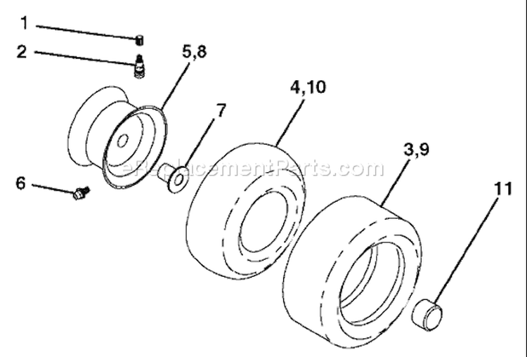 Page J Diagram and Parts List for 2148 YTH  LO21H48E -954572035 -2005-05 Husqvarna Lawn Tractor