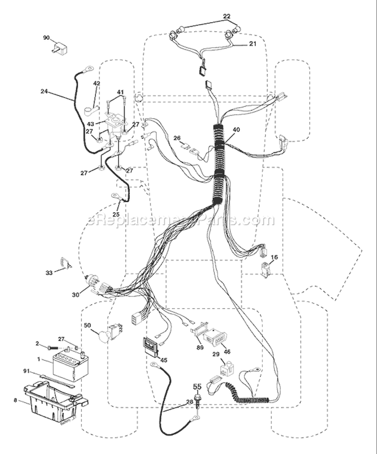 Page D Diagram and Parts List for 2148 YTH  LO21H48E -954572035 -2005-05 Husqvarna Lawn Tractor
