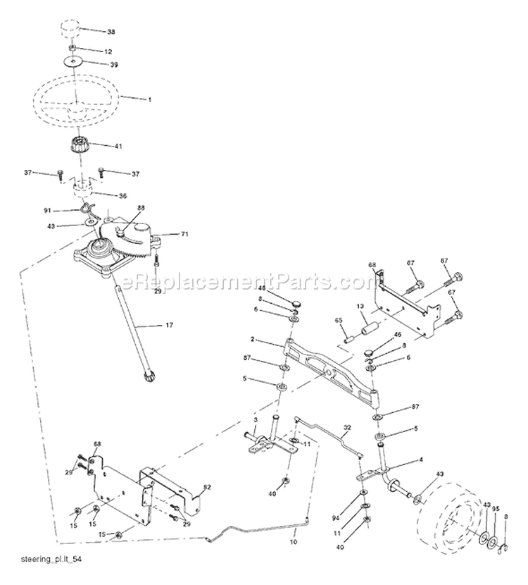 Page I Diagram and Parts List for 2148 YTH  LO21H48E -954572035 -2005-05 Husqvarna Lawn Tractor