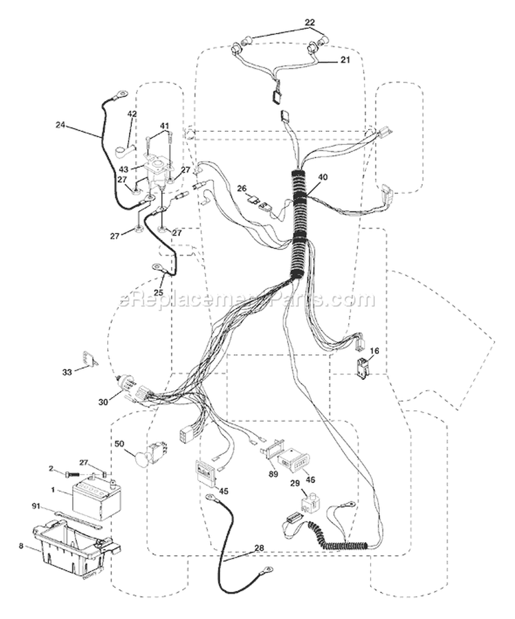 Page D Diagram and Parts List for 2148 YTH  LO21H48H -954572035 -2004-04 Husqvarna Lawn Tractor