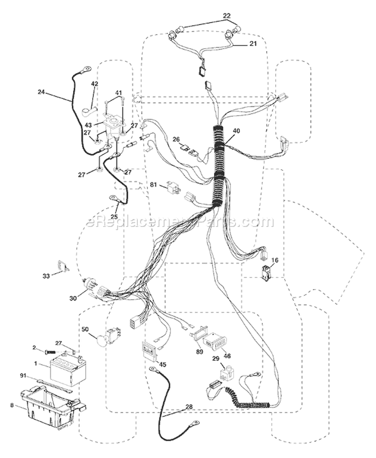 Page D Diagram and Parts List for 2148 YTH  LO21H48J -954572035 -2004-05 Husqvarna Lawn Tractor