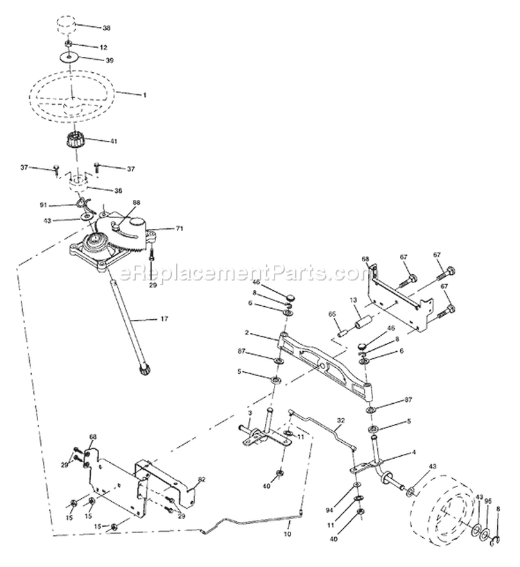 Page I Diagram and Parts List for 2148 YTH  LO21H48J -954572035 -2004-05 Husqvarna Lawn Tractor