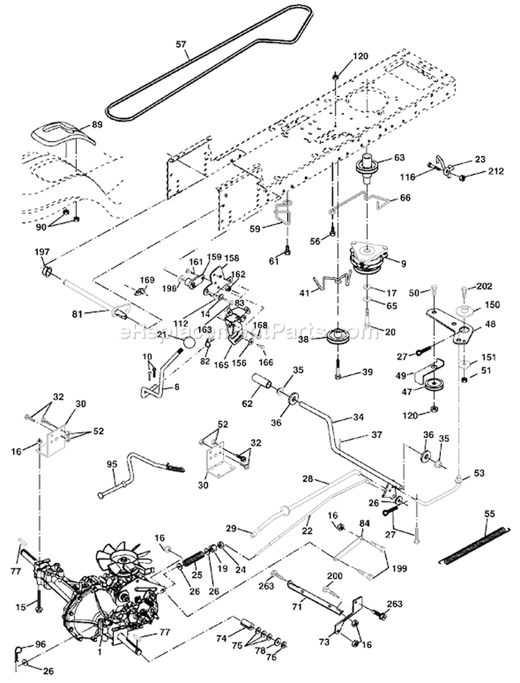 Page C Diagram and Parts List for 2148A YTH  954571960 -2003-11 Husqvarna Lawn Tractor