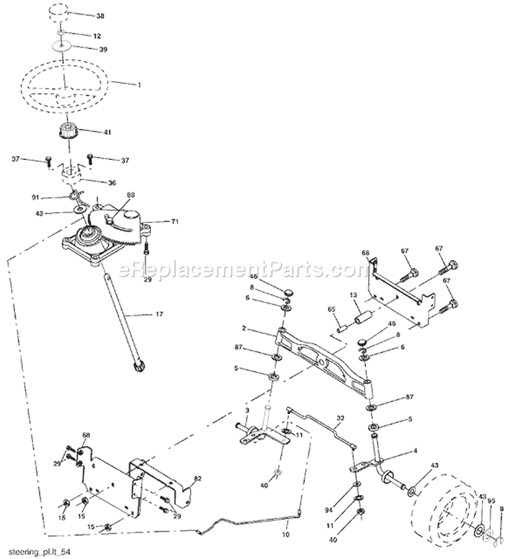 Page I Diagram and Parts List for 2148A YTH  954571960 -2003-11 Husqvarna Lawn Tractor
