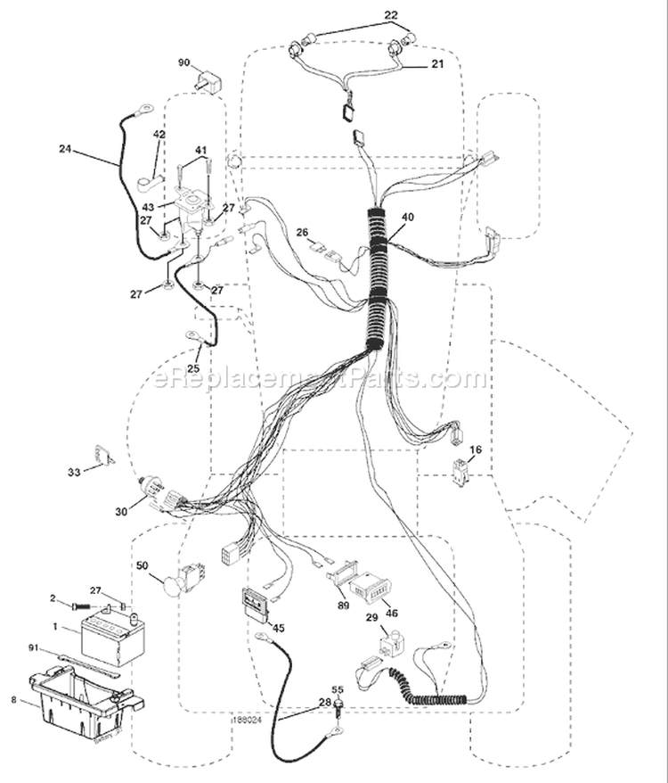 Page D Diagram and Parts List for 2148C YTH  954571960 -2004-03 Husqvarna Lawn Tractor
