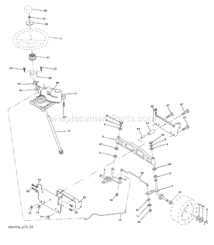 Page I Diagram and Parts List for 2148C YTH  954571960 -2004-03 Husqvarna Lawn Tractor