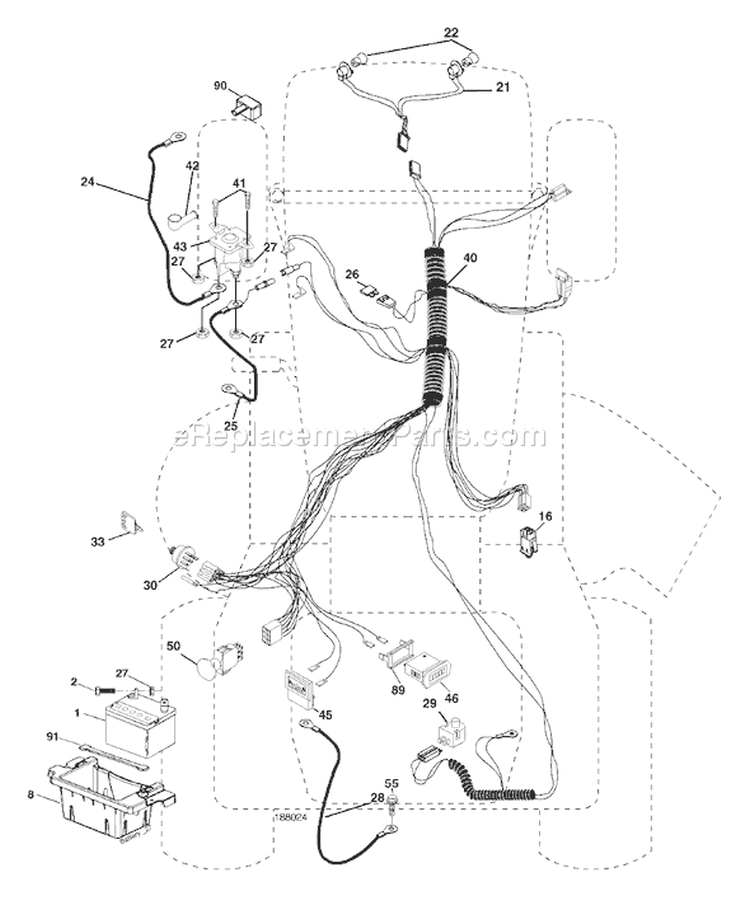Page D Diagram and Parts List for 2148D YTH  954571960 -2004-04 Husqvarna Lawn Tractor