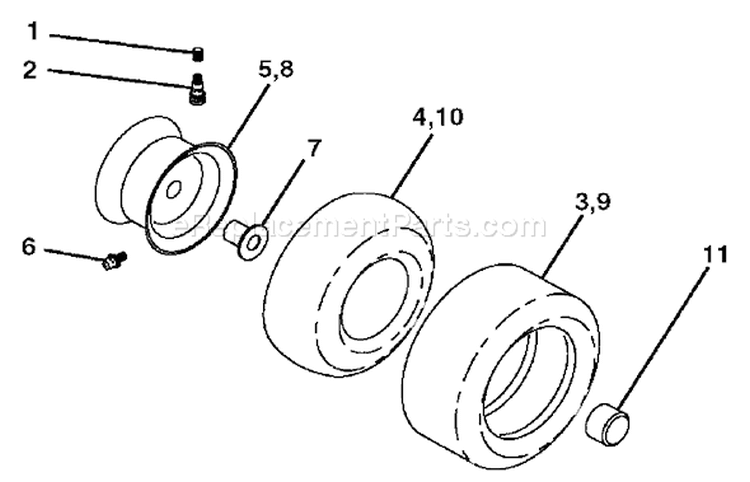 Page J Diagram and Parts List for 2242B YTH  954570383 -2003-01 Husqvarna Lawn Tractor