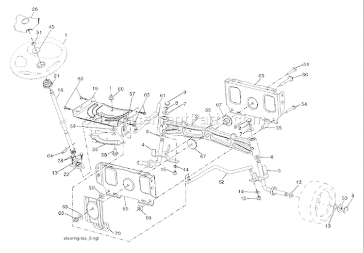 Page I Diagram and Parts List for 2242T YTH  96043002101 -2006-03 Husqvarna Lawn Tractor