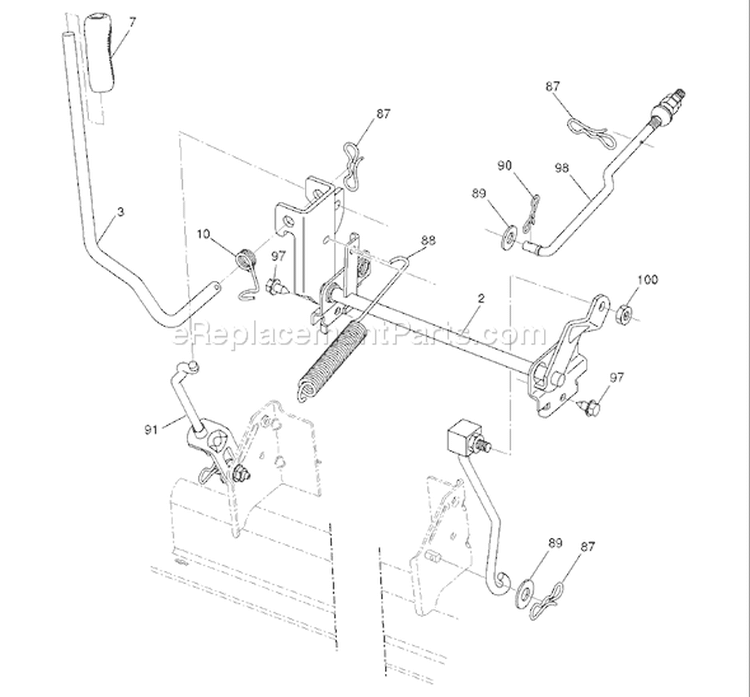 Page G Diagram and Parts List for 2246 YTH  96043003700 -2006-11 Husqvarna Lawn Tractor
