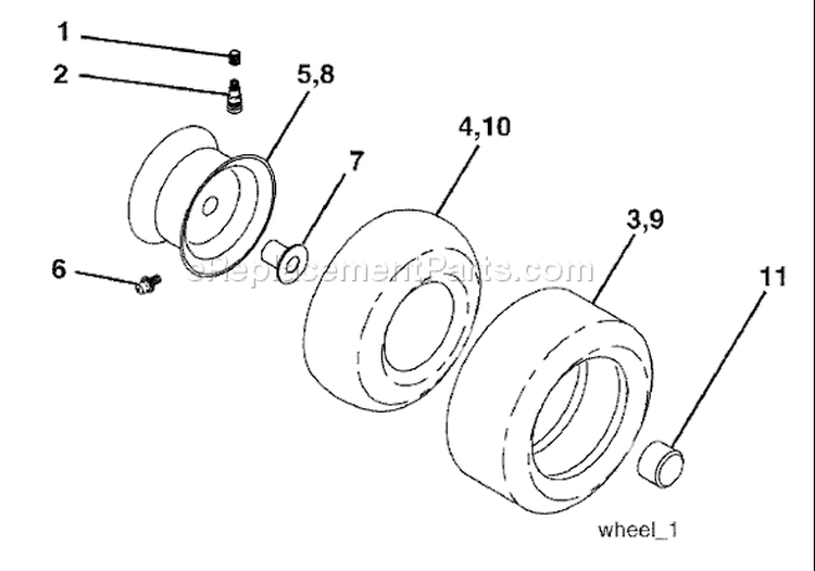 Page J Diagram and Parts List for 2448 YTH  96015000101 -2005-03 Husqvarna Lawn Tractor