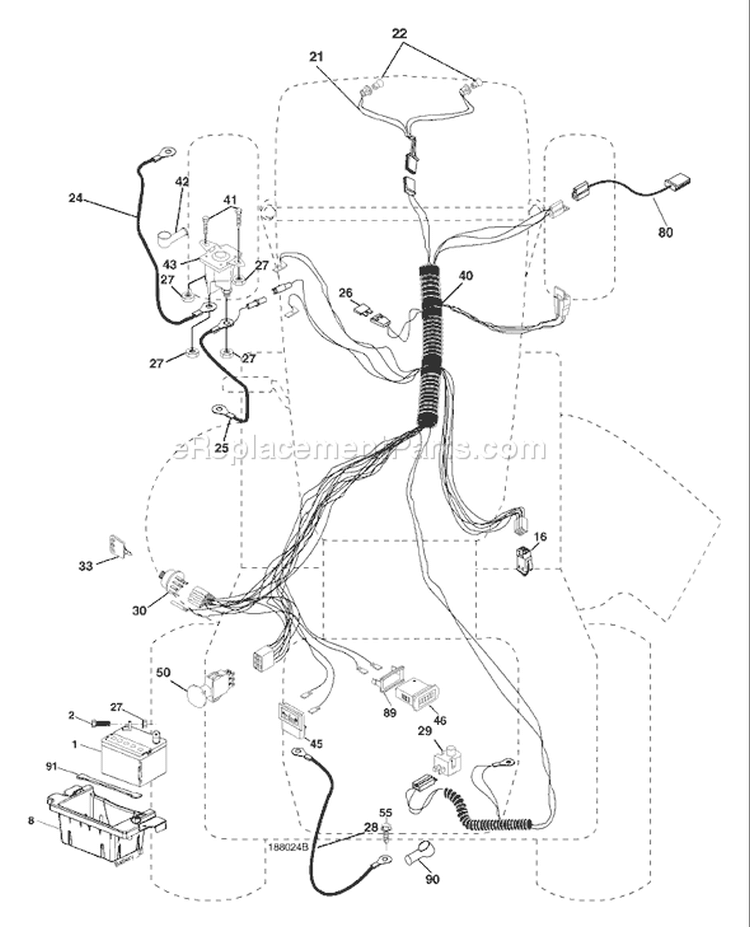 Page D Diagram and Parts List for YTKH 1542 XPB 954568465 -2004-03 Husqvarna Lawn Tractor