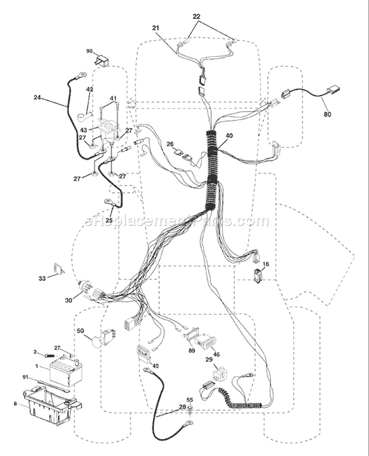Page D Diagram and Parts List for YTKH 1542 XPC 954568465 -2004-03 Husqvarna Lawn Tractor