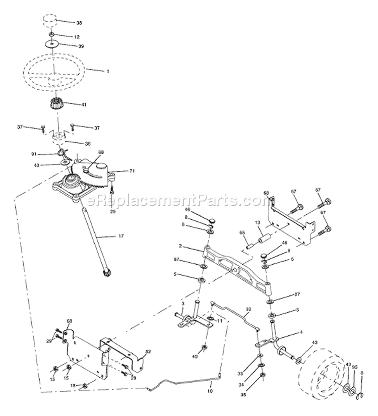 Page I Diagram and Parts List for YTKH 1542 XPC 954568465 -2004-03 Husqvarna Lawn Tractor