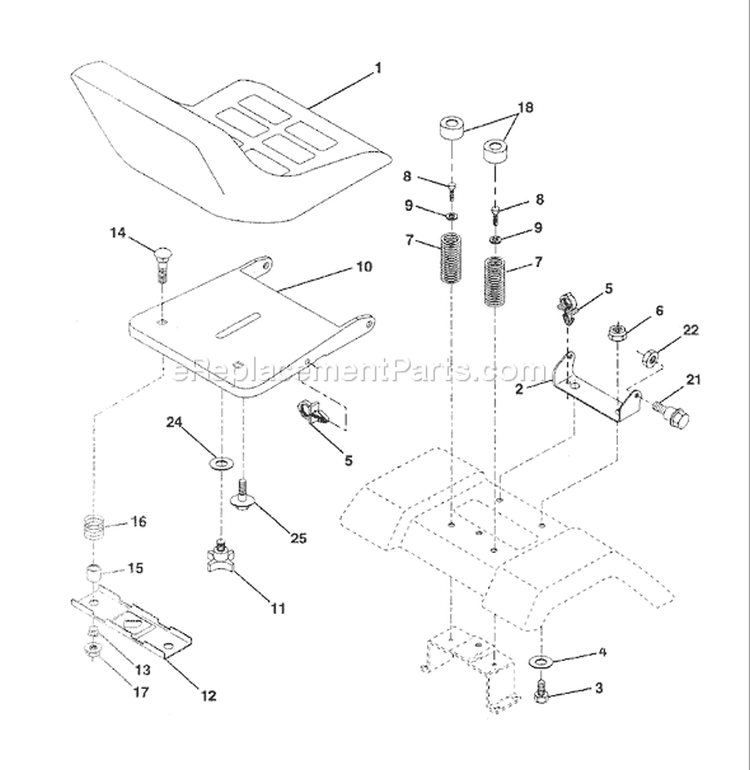 Page I Diagram and Parts List for YT150 YT 150 HCB -954840021 -1996-04 Husqvarna Lawn Tractor