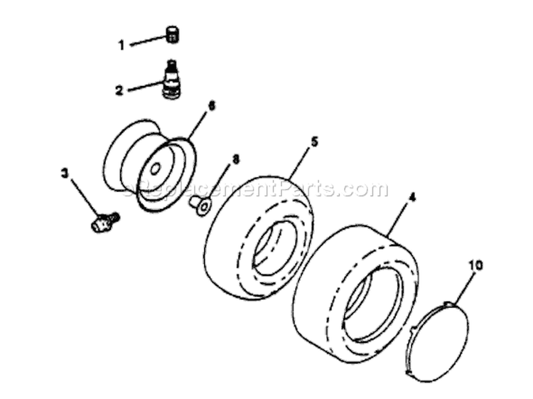 Page K Diagram and Parts List for YT160 YT 160 HU1642A -1993-01 Husqvarna Lawn Tractor