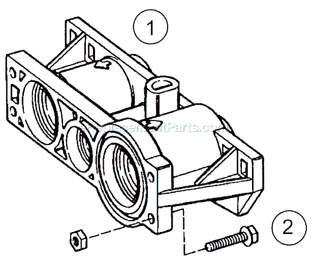 Page C Diagram and Parts List for 255 400 Hydrotech Water Softener