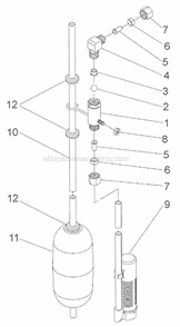 Part Location Diagram of 10328 Novatek 90 Degree Tube Fitting