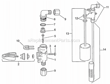 Part Location Diagram of 11183 Novatek Lower Leg