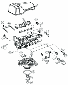 Page A Diagram and Parts List for 255 400 Hydrotech Water Softener