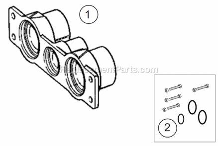 Page D Diagram and Parts List for 255 400 Hydrotech Water Softener