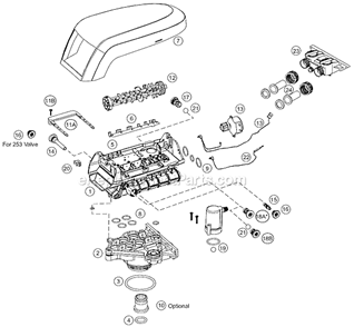 Page A Diagram and Parts List for 255 Logix Hydrotech Water Softener