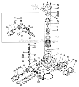 Part Location Diagram of 14309 Hydrotech Retainer, Piston Rod