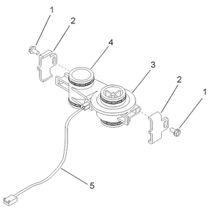 3/4" Turbine Meter Assembly Diagram and Parts List for 5600SXT  Hydrotech Water Softener