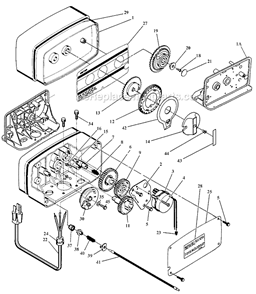 Part Location Diagram of 13830 Hydrotech Drive Pinion, Program Wheel