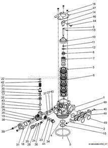 Part Location Diagram of 19700-10 Novatek Valve Body