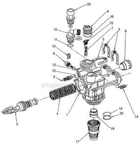 Part Location Diagram of 18280 Novatek Collector, Top 1 "X.011, Gray