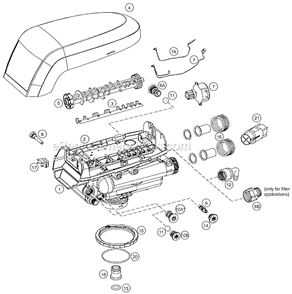 Page A Diagram and Parts List for PERFORMA  Hydrotech Water Softener
