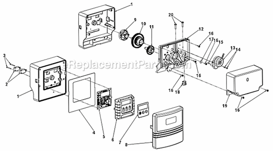 Part Location Diagram of 42637 Hydrotech Label, Display, Sxt