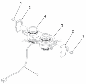 3/4" Turbine Meter Assembly Diagram and Parts List for PROFLOSXT Downflow Hydrotech Water Softener