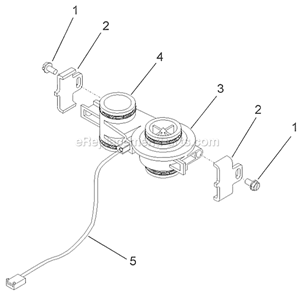 3/4" Turbine Meter Assembly Diagram and Parts List for PROFLOSXT Upflow Hydrotech Water Softener
