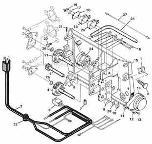 Part Location Diagram of 11838 Novatek Power Cord, 6' Fleck