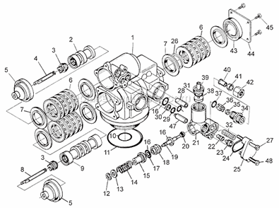 Part Location Diagram of 14919 Novatek Rod, Piston, Upper