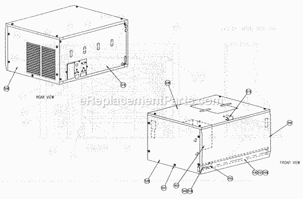 Page A Diagram and Parts List for C-106  Ice-O-Matic Ice Maker