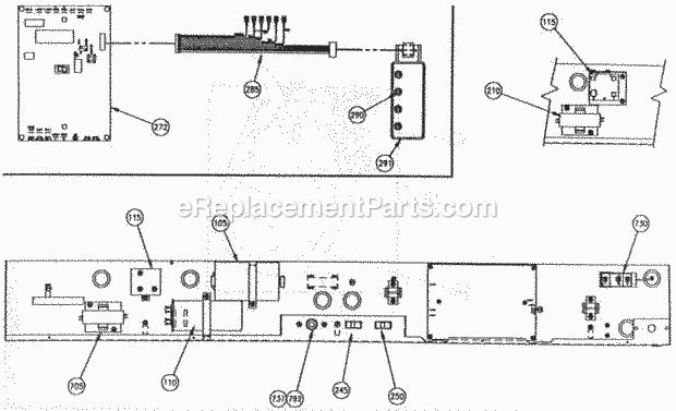 Page M Diagram and Parts List for C-121  Ice-O-Matic Ice Maker